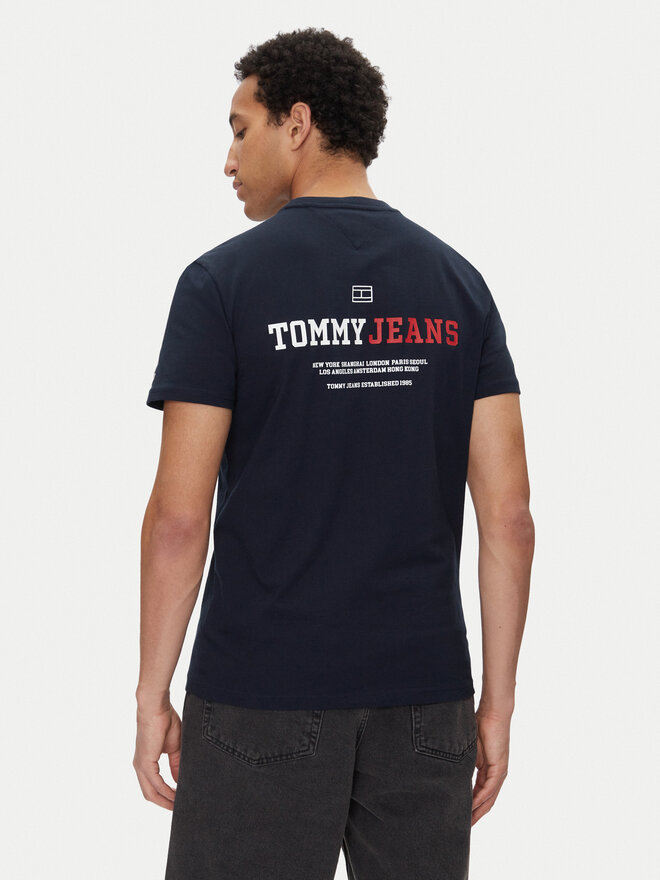 Tommy Jeans Tommy Jeans Póló Dna Graphic DM0DM20815 Sötétkék Regular Fit