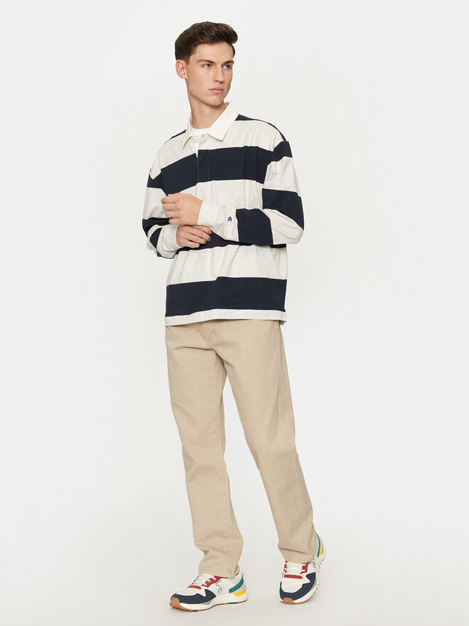 Champion Champion Polo marškinėliai 220438 Pilka Loose Fit