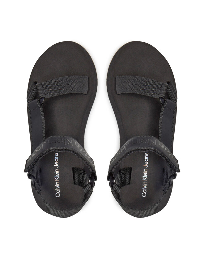 Calvin Klein Jeans Sandale Calvin Klein Jeans Sandal Velcro Webbing Dc YW0YW01353 Negru