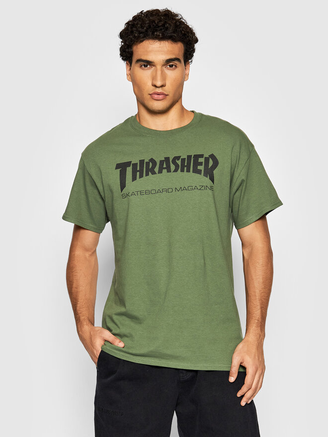 Thrasher Thrasher Футболка Skatemag Зелений Regular Fit