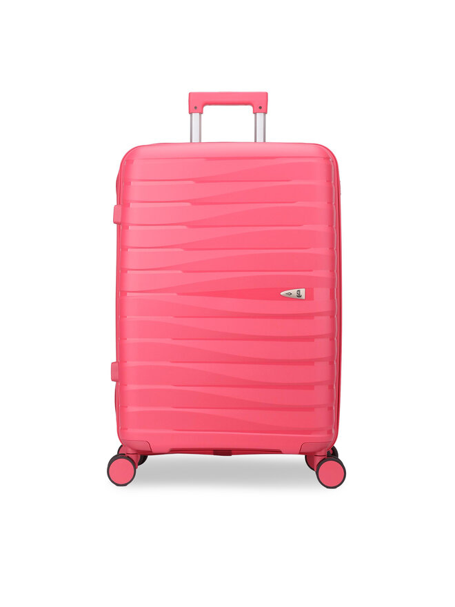 Semi Line Mittlerer Koffer Semi Line T5909-3 Rosa
