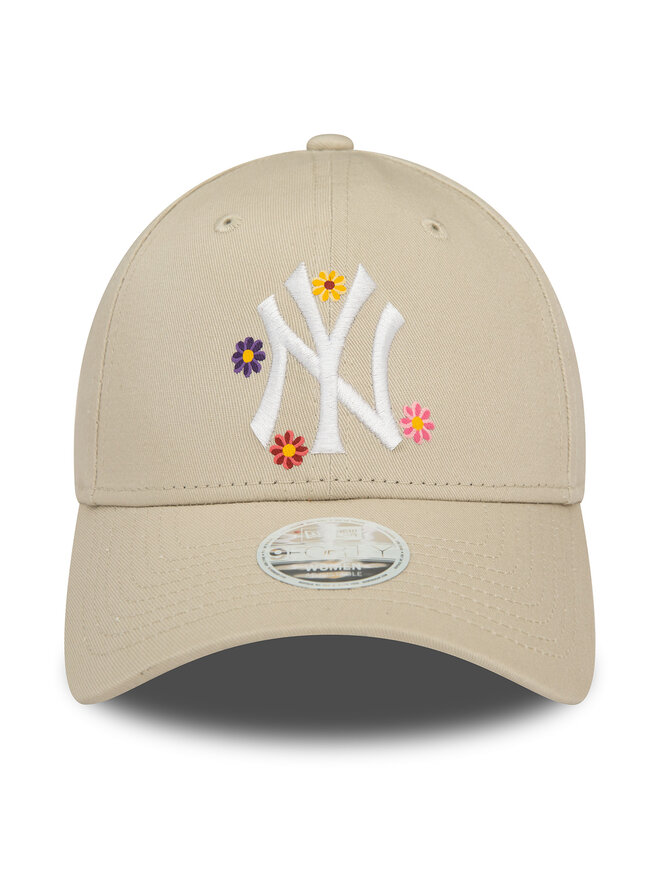 New Era Καπέλο Jockey New Era Wmns Flower 940 Nyy 60435012 Μπεζ