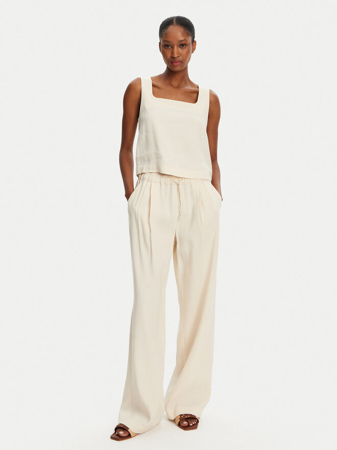 Marella Marella Marškinėliai Terni 2513161055 Écru Regular Fit