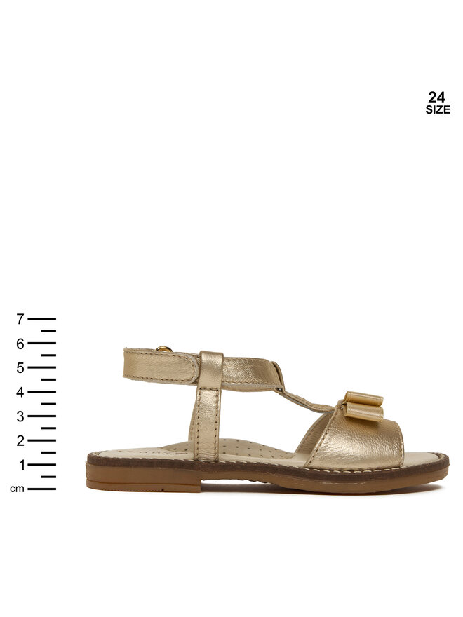 Tommy Hilfiger Sandalen Tommy Hilfiger Sandalo T1A2-33940-0220 S Goldfarben