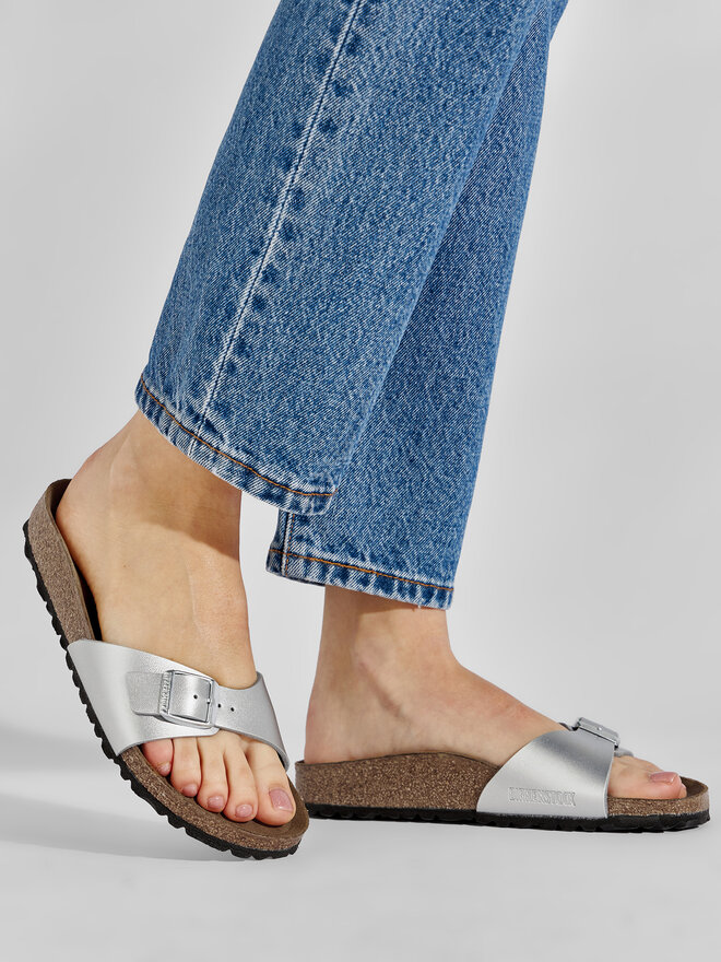 Birkenstock Nazouváky Birkenstock Madrid Bs 0040413 Stříbrná