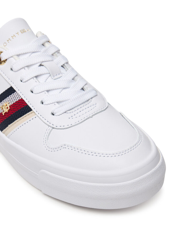 Tommy Hilfiger Sneakers Tommy Hilfiger Th Platform Vulc Leather FW0FW09603 Weiß