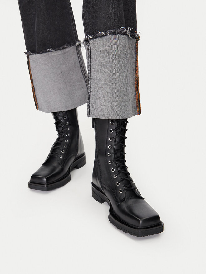 Patrizia Pepe Schnürschuhe Patrizia Pepe 8Y0101/L078-K103 Schwarz