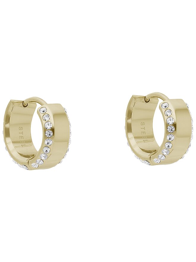 Guess Kolczyki Guess Just Guess JUBE03 112JW Żółte złocenie
