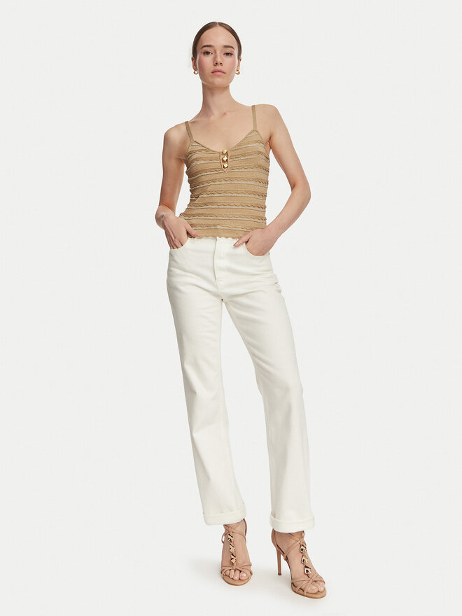 Guess Guess Топ W6YR32 Z1027 Золотий Regular Fit