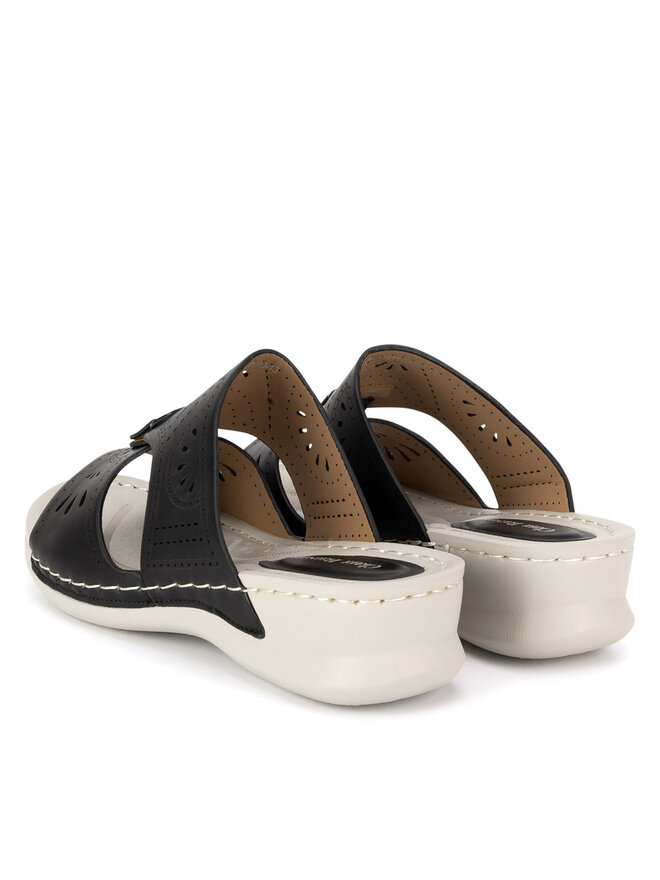 Clara Barson Pantoletten Clara Barson WYL05010-13 Schwarz