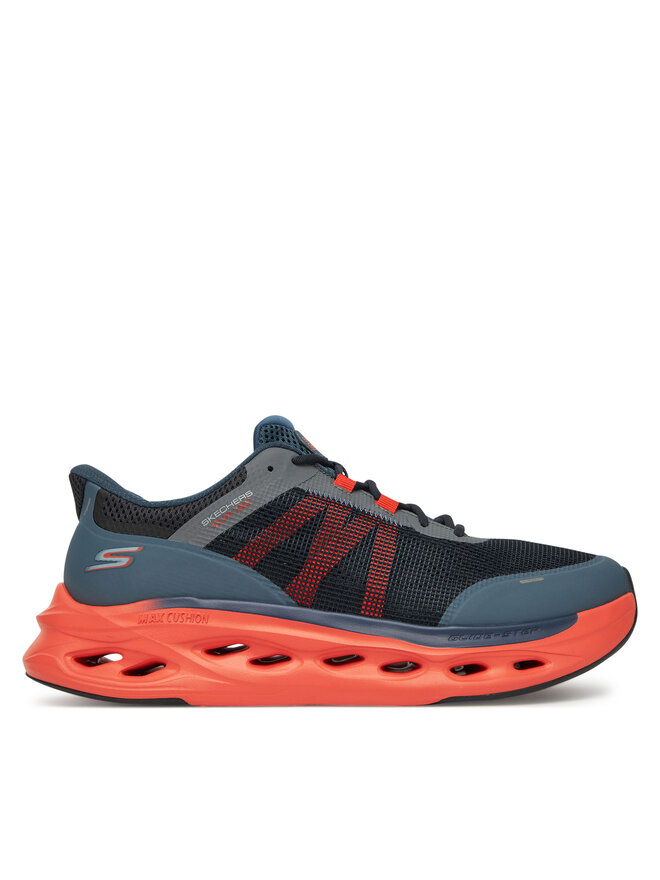Skechers Buty do biegania Skechers Max Cushioning Glide-Step-Aberdeen 220422/NVOR Granatowy