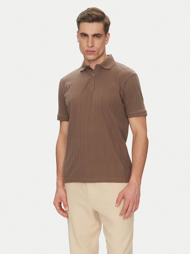 Selected Homme Selected Homme Pólóing 16094575 Bézs Regular Fit