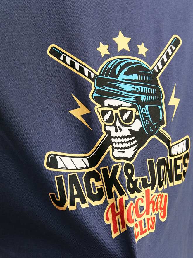 Jack&Jones Jack&Jones Camiseta Eight Skull 12264841 Azul marino Standard Fit