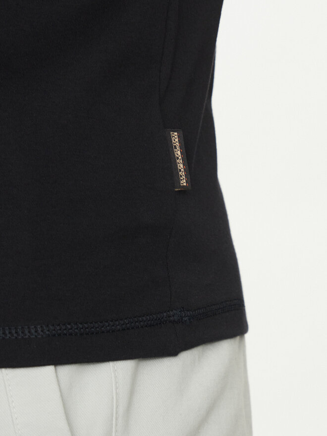 Napapijri Napapijri T-Shirt S-Vanni NP0A4IEA Schwarz Regular Fit