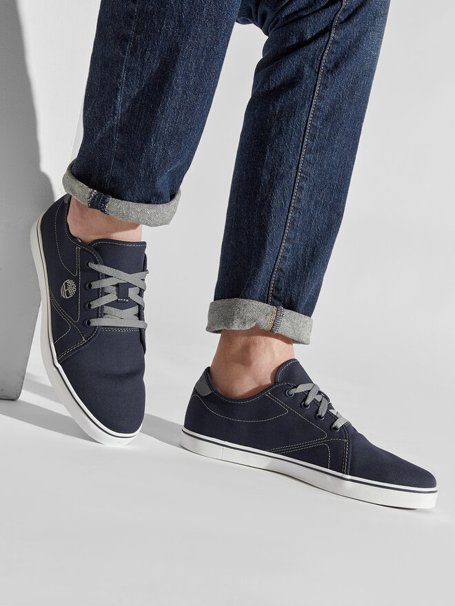 Timberland Tenisky Timberland Skape Pk Canv Vulc Ox Basic TB0A27KJ0191 Tmavomodrá