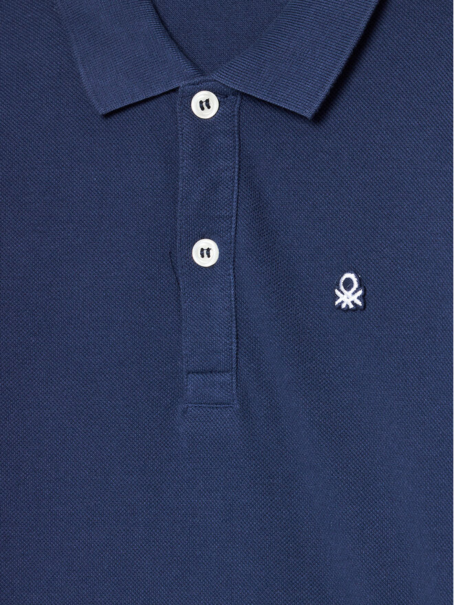 United Colors Of Benetton United Colors Of Benetton Polo marškinėliai 3089G3009 Tamsiai mėlyna Regular Fit