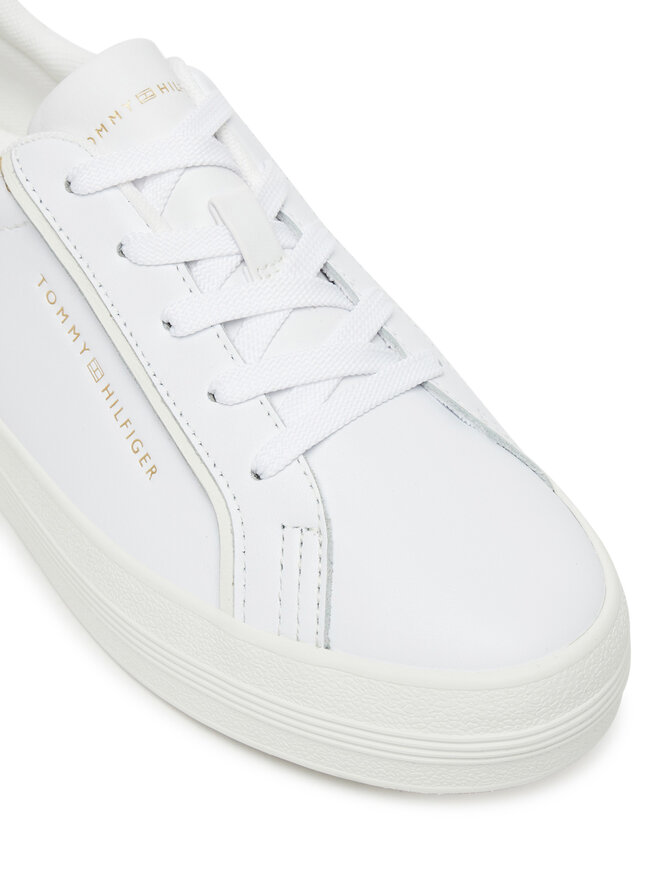 Tommy Hilfiger Snīkeri Tommy Hilfiger Essential Vulc Sneaker FW0FW08757 Balts