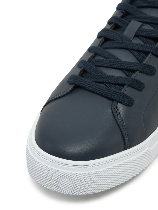 Tommy Hilfiger Αθλητικά Tommy Hilfiger Icon Court Lth Flag Ess FM0FM05317 Σκούρο μπλε