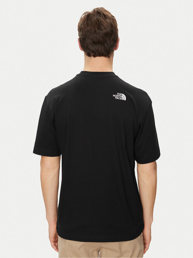 The North Face The North Face Marškinėliai Simple Dome NF0A87NR Juoda Oversize