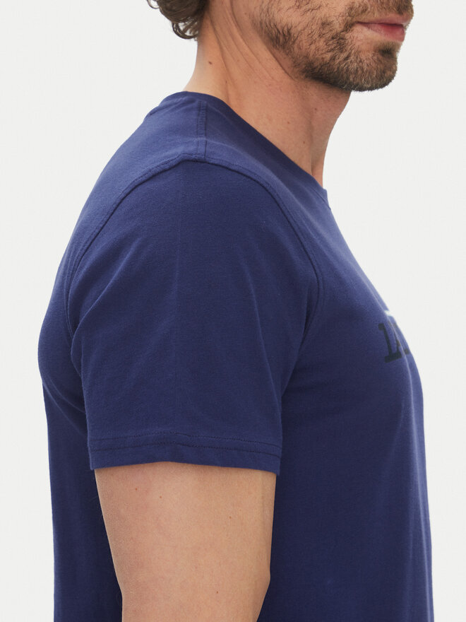 La Martina La Martina T-Shirt Aguer MAR304 JS206 Dunkelblau Regular Fit