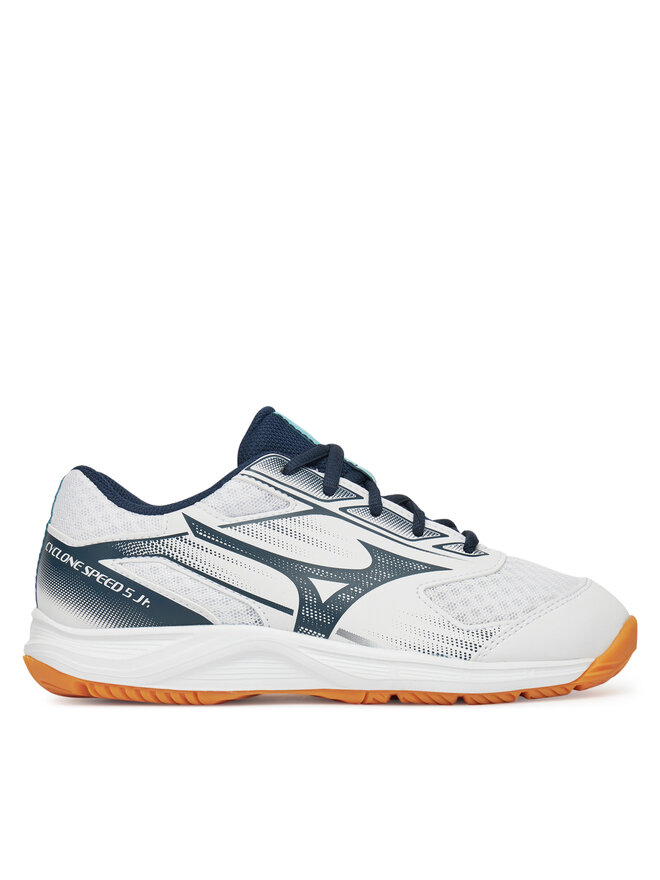 Mizuno Tenisice za dvoranski nogomet Mizuno Cyclone Speed 5 JR V1GD251157 Bijela