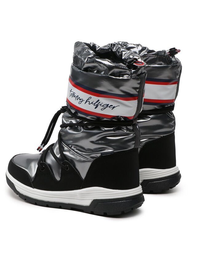 Tommy Hilfiger Schneeschuhe Tommy Hilfiger Snow Boot T3A6-32436-1485 S Silberfarben