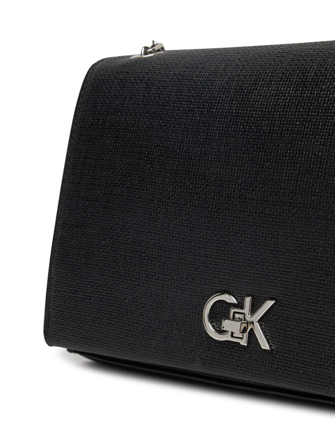 Calvin Klein Τσάντα Calvin Klein Ck Medium Conv Chain Bag_Tex K60K613177 Μαύρο