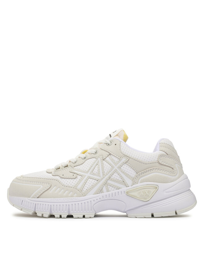 Armani Exchange Sneakersy Armani Exchange XUX188 XV775 T063 Écru