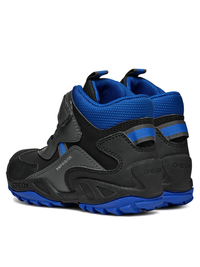 Geox Schnürschuhe Geox Jr New Savage B Abx J261WB 050BU C0071 M Grau