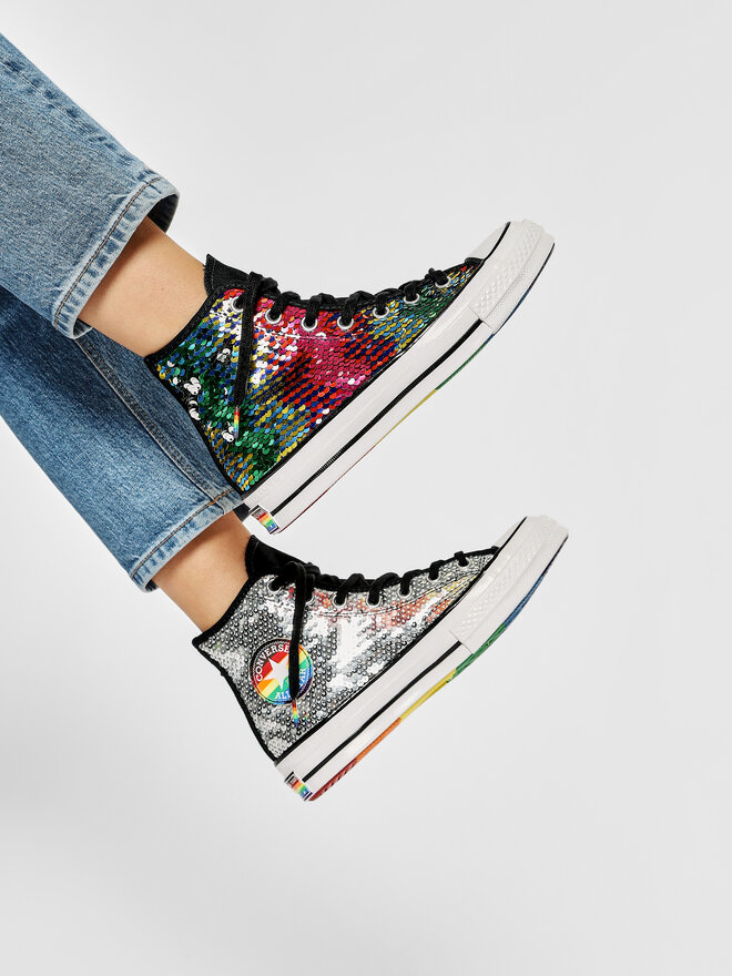 Converse Кеди Converse Chuck 70 Hi 167755C Срібний