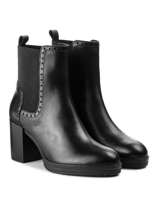 Bottines Geox D Remigia F D84AFF 00043 C9999 Noir chaussures