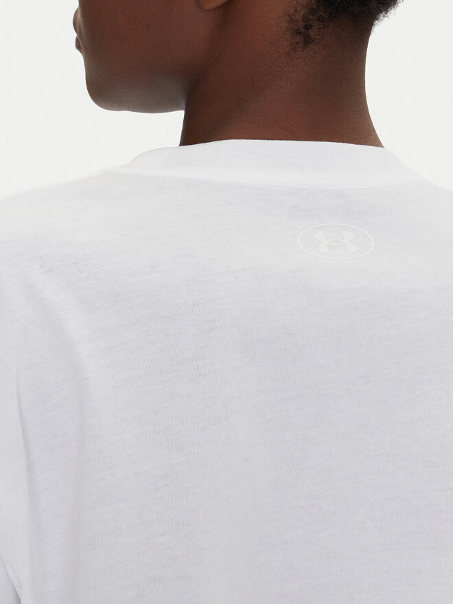 Under Armour Under Armour Camiseta Rival 1389721 Blanco Loose Fit