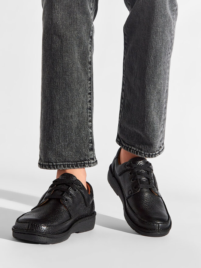 Clarks Félcipő Clarks Nature II 261420397 Fekete