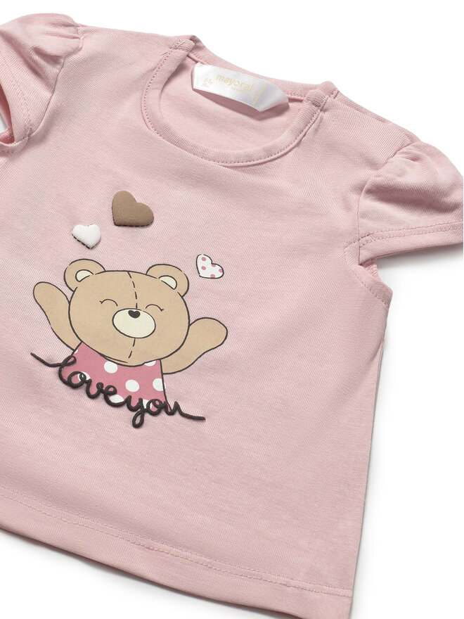Mayoral Mayoral Camiseta 1070 Rosa Regular Fit