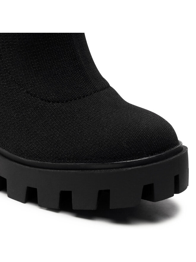 Tommy Jeans Stivaletti Tommy Jeans Cleated Heel Sock Boot EN0EN01081 Nero