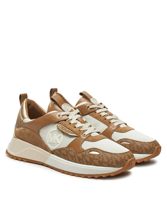 MICHAEL Michael Kors Sneakersy MICHAEL Michael Kors Theo Trainer 43F1THFS2B Brązowy
