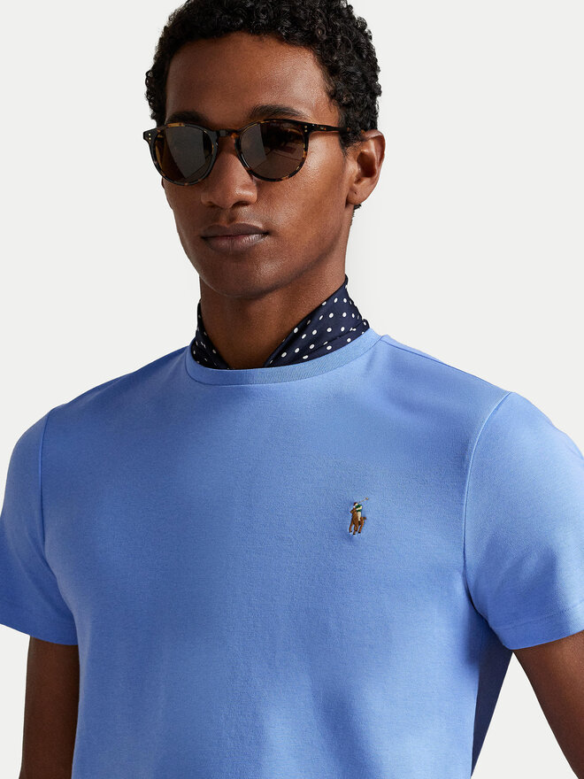 Polo Ralph Lauren Polo Ralph Lauren Camiseta 710740727101 Azul Custom Slim Fit