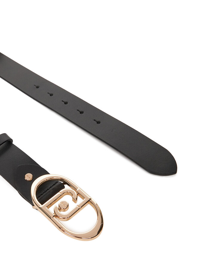 Liu Jo Дамски колан Liu Jo Hips Belt 3,5 Cm AF5242 P0062 Черен