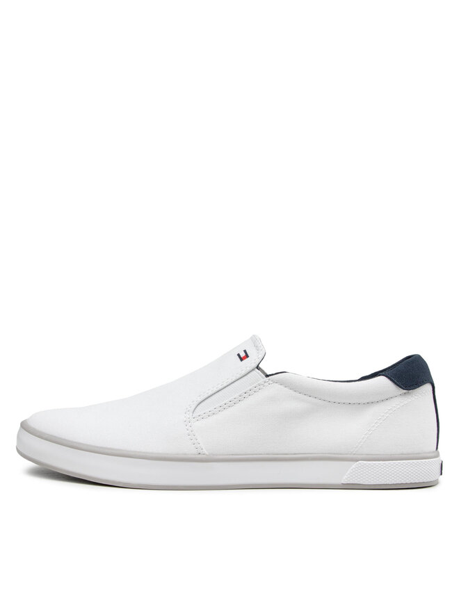 Tommy Hilfiger Πάνινα παπούτσια Tommy Hilfiger Harlow 2D FM0FM00597 Λευκό