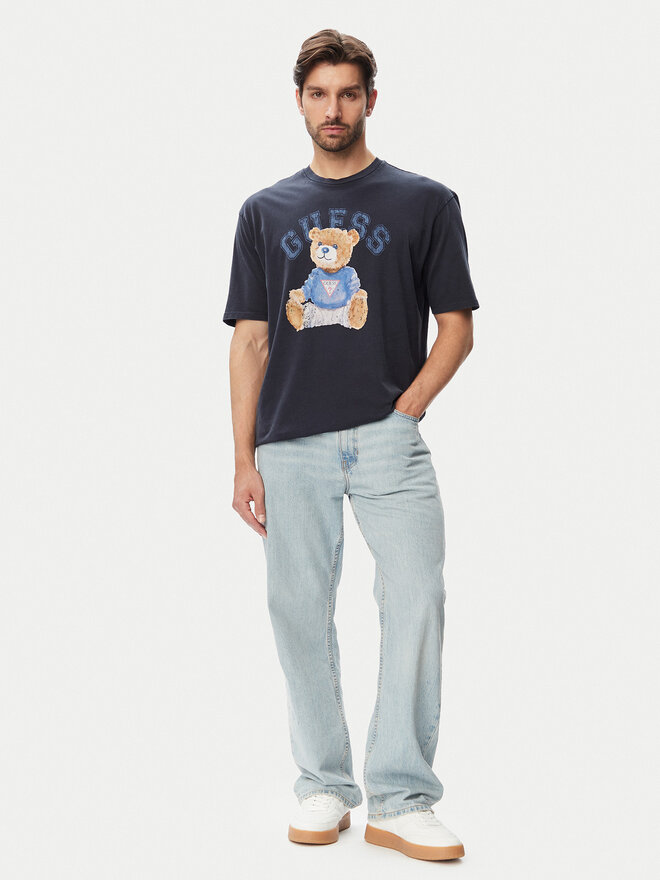 Guess Guess Футболка 182885 Голубий Classic Fit