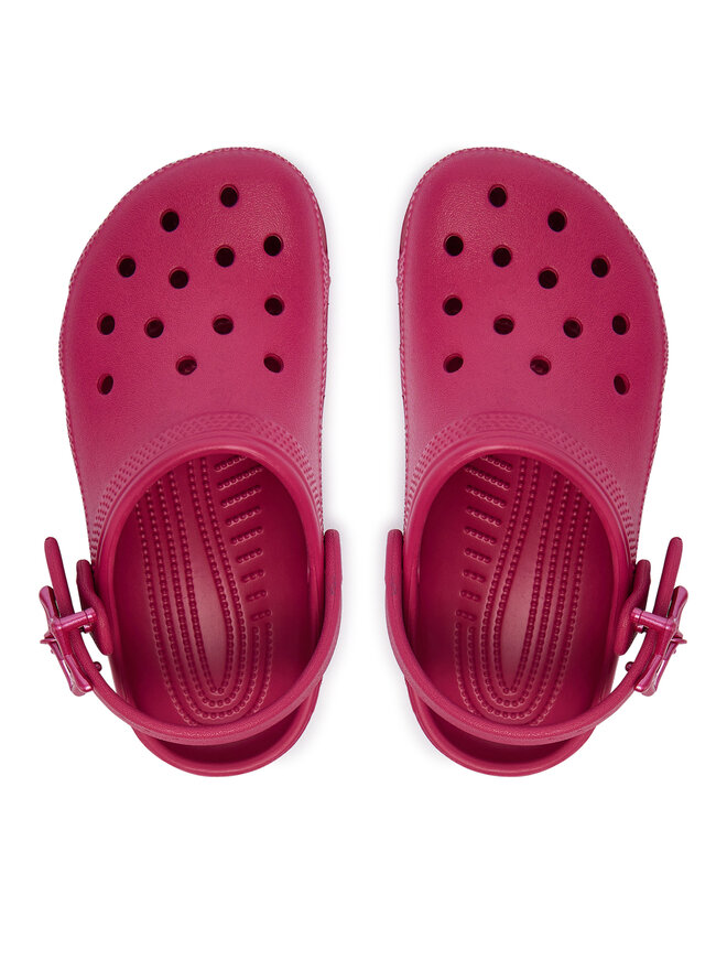 Crocs Pantoletten Crocs Classic Star Buckle Clog 213941 Rosa