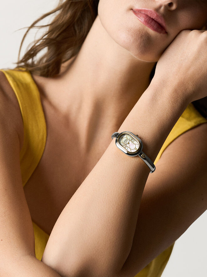 Fossil Uhr Fossil Sloan ES5455 Silberfarben