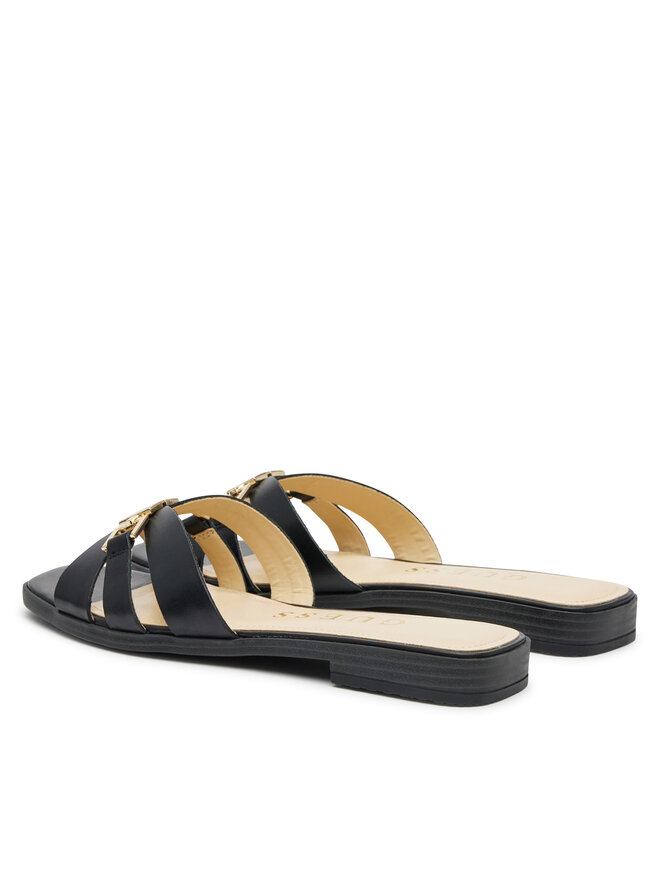 Guess Klapki Guess FLJRLL LEA19 Czarny