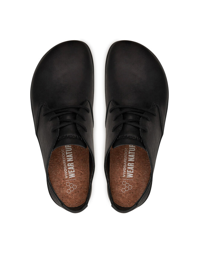 Vivo Barefoot Félcipő Vivo Barefoot RA IV 305102-01 Fekete