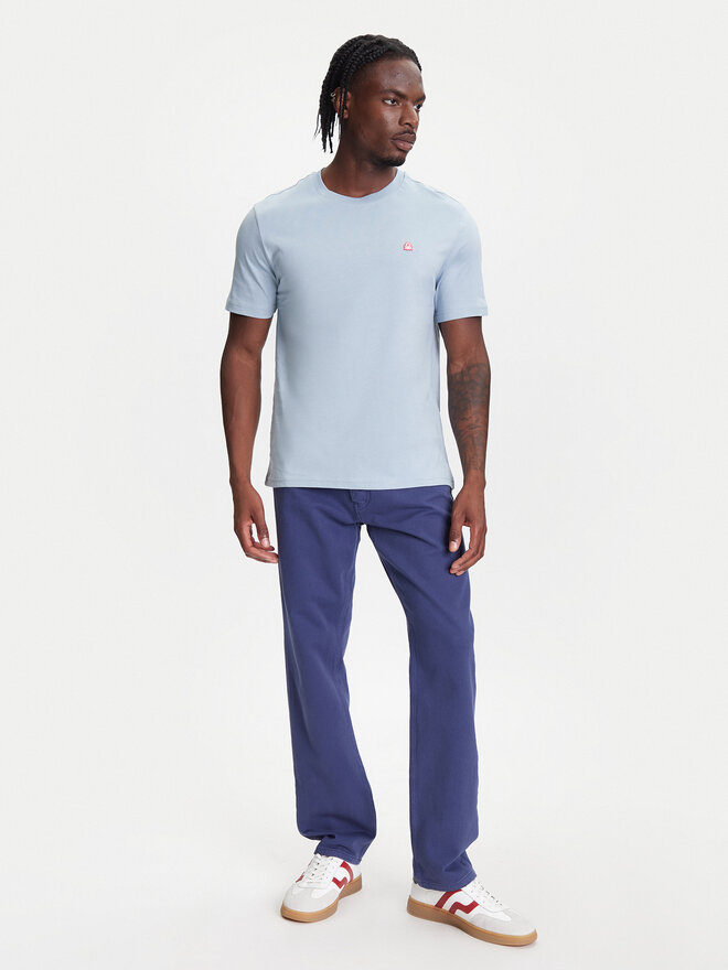 United Colors Of Benetton United Colors Of Benetton Marškinėliai 3MI5J1AF7 Mėlyna Regular Fit