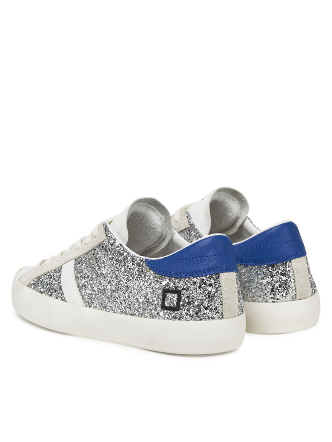 D.A.T.E. Sneakersy D.A.T.E. Hill Low W421-HL-GL Srebrny