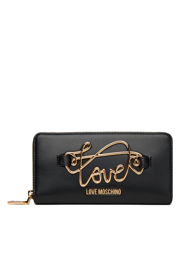 LOVE MOSCHINO Liels sieviešu maks LOVE MOSCHINO JC5733PP0MKG0000 Melns