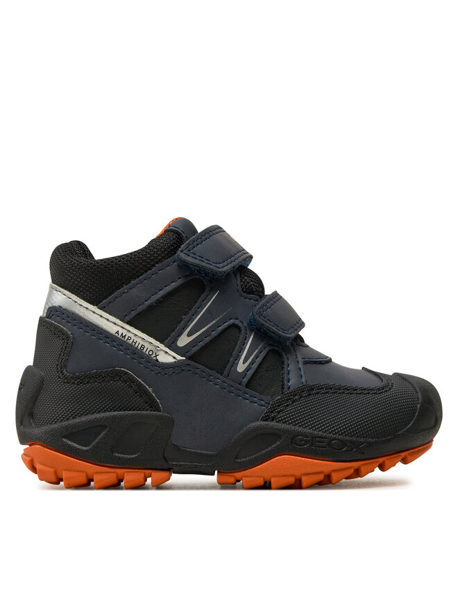 Geox Schnürschuhe Geox Jr New Savage B Abx J261WA 0MEFU C0659 M Dunkelblau