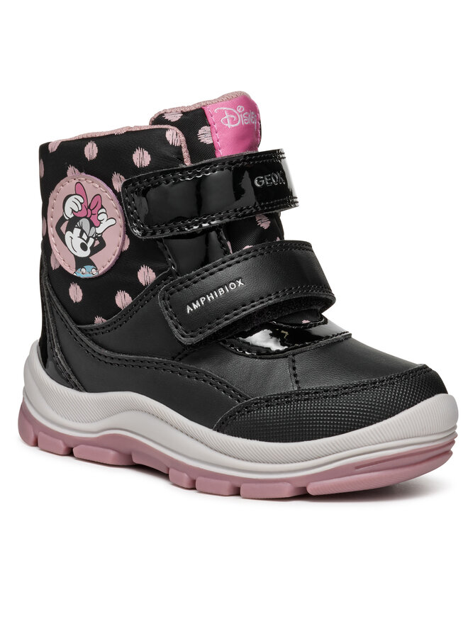 Geox Snehule Geox B Flanfil Girl B Abx B463WC 0BCMN C9289 M Čierna