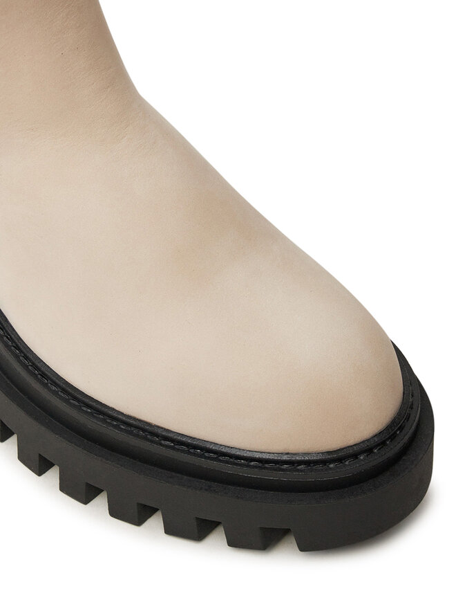 Calvin Klein Jeans Klassische Stiefeletten Calvin Klein Jeans Flatform Chelsea Boot Mg Nb YW0YW01684 Beige